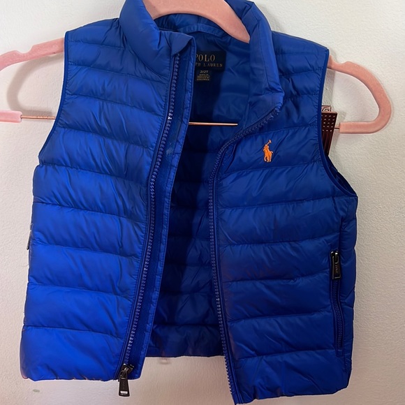 Polo by Ralph Lauren blue puffer Vest size 2T - Picture 1 of 1